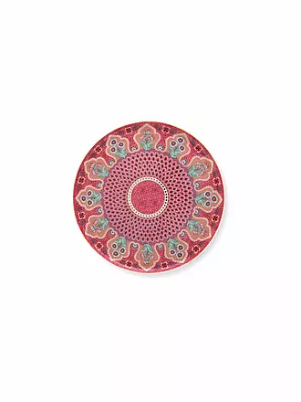 PIP STUDIO | Tortenplatte auf Fuss Mini 21cm Flower Festival Dark Pink | 